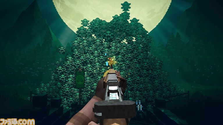 『Guns 'n Goblins』3Dキャラを操作して迫りくるドットキャラを蹴散らすシューターのデモ版が配信中。プレイするほどに火力が加速する爽快感バツグンのFPS