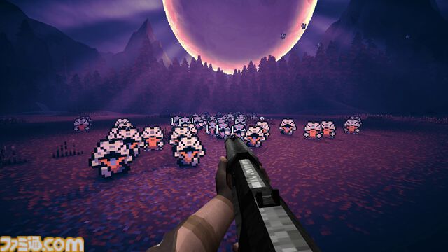 『Guns 'n Goblins』3Dキャラを操作して迫りくるドットキャラを蹴散らすシューターのデモ版が配信中。プレイするほどに火力が加速する爽快感バツグンのFPS