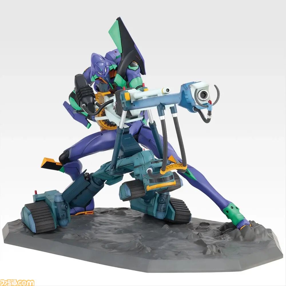 【ココに注目】『エヴァンゲリオン』ミサトさんのあのシーンを再現したフィギュアがもらえる一番くじが8/29発売。ポジトロンライフル装備の初号機や第6の使徒もフィギュアに