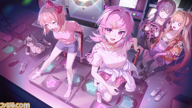 『ドキドキ文芸部！』7月30日はナツキの誕生日だった、時差の都合で1日遅れの発表。笑顔でダンスゲームを楽しむイラストが公開【DDLC】