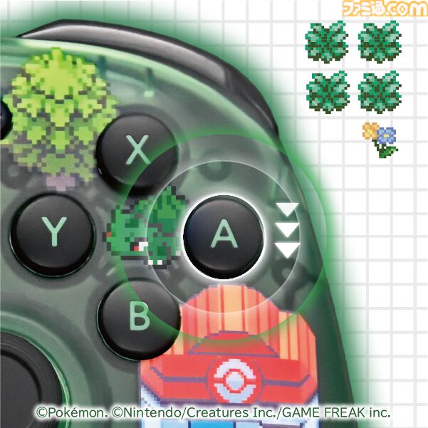 【ホリ】『ポケモン赤・緑』有線コントローラーが9月発売。ドット絵デザインのポケモンたちがかわいい。ポーチとソフトケースも登場