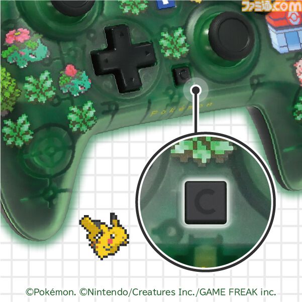 【ホリ】『ポケモン赤・緑』有線コントローラーが9月発売。ドット絵デザインのポケモンたちがかわいい。ポーチとソフトケースも登場