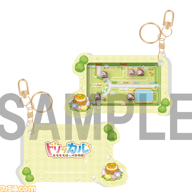 『トリッカル』夏コミでの販売グッズが公開。タオルやぬいぐるみクリップなど多彩なアイテムが並ぶ。購入特典としてカードやショッパー、ポストカードも