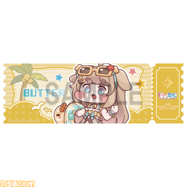 『トリッカル』夏コミでの販売グッズが公開。タオルやぬいぐるみクリップなど多彩なアイテムが並ぶ。購入特典としてカードやショッパー、ポストカードも