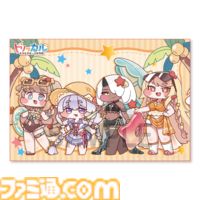 『トリッカル』夏コミでの販売グッズが公開。タオルやぬいぐるみクリップなど多彩なアイテムが並ぶ。購入特典としてカードやショッパー、ポストカードも