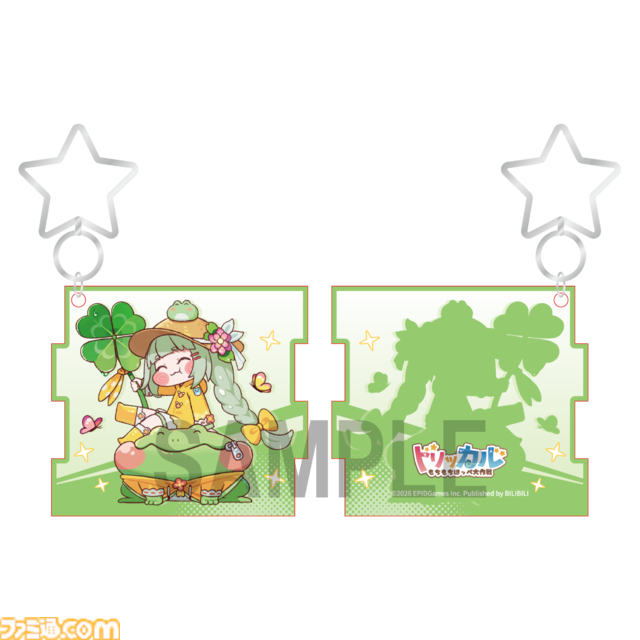 『トリッカル』夏コミでの販売グッズが公開。タオルやぬいぐるみクリップなど多彩なアイテムが並ぶ。購入特典としてカードやショッパー、ポストカードも