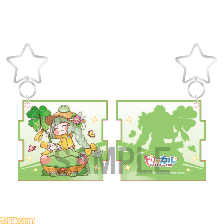 『トリッカル』夏コミでの販売グッズが公開。タオルやぬいぐるみクリップなど多彩なアイテムが並ぶ。購入特典としてカードやショッパー、ポストカードも