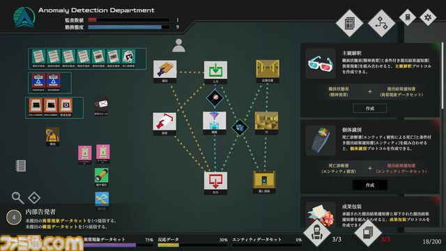 【無料】『A.D.D.』“バックルーム”から着想を得た現場管理ゲームが本日（7/31）配信。危険区域に職員を派遣してデータ回収し、どの情報を会社へ提出するか吟味せよ