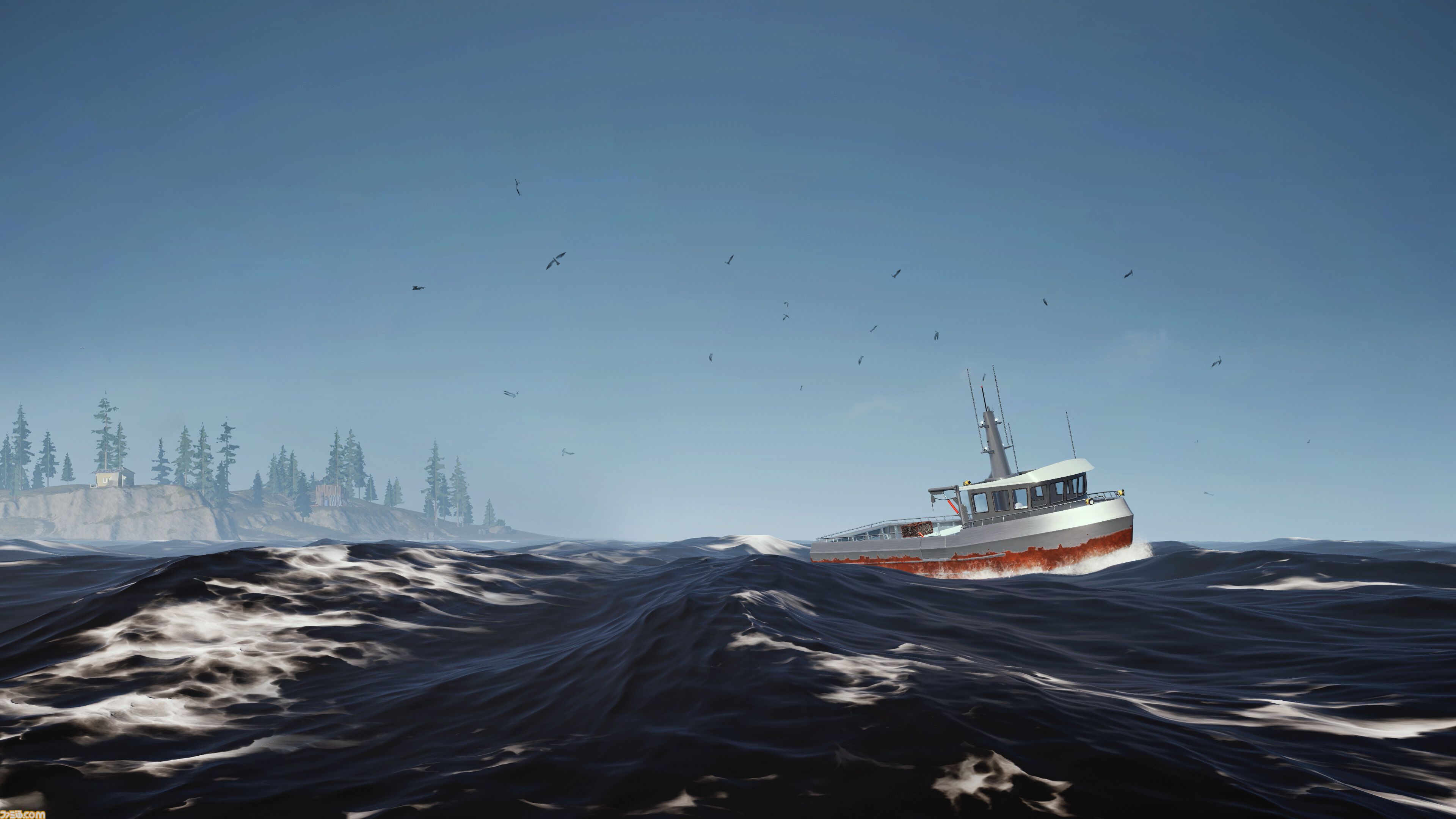 カニ漁ライフシミュ『Seaworks: Trap Season』。人里離れた北の海でカニかごを仕掛け、船のフジツボを除去し、島を修復する海辺暮らし