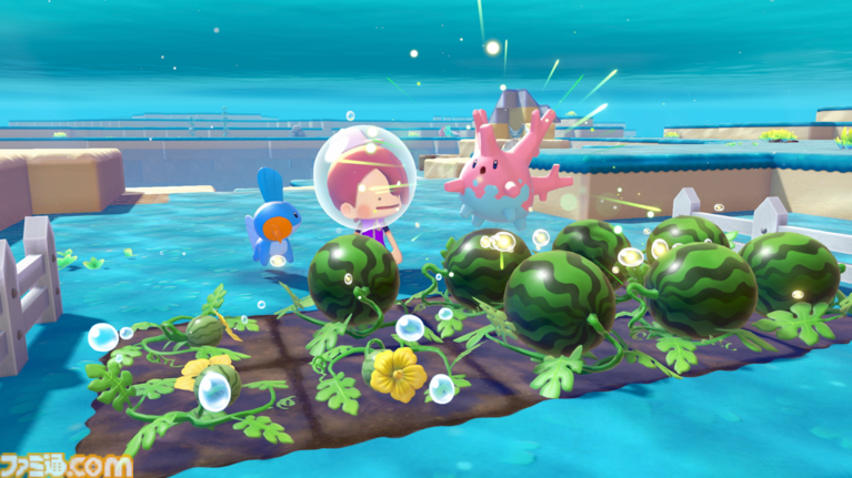 【ぽこポケ】『ぽこ あ ポケモン エキスパンションパス』第1弾「ブクブクうみぞこの街」先行プレイでわかったことまとめ。別の街でもアイテムを取り出せる“きょうゆうそうち”、枠なしガラス、新ポケモン、新家具、新料理も