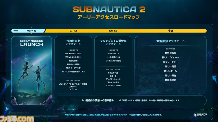 海洋サバイバル『サブノーティカ2』にアップデートが適用されゲーム体験がより快適に! さらにマルチプレイに焦点を当てた次回アップデートもまもなく実装予定