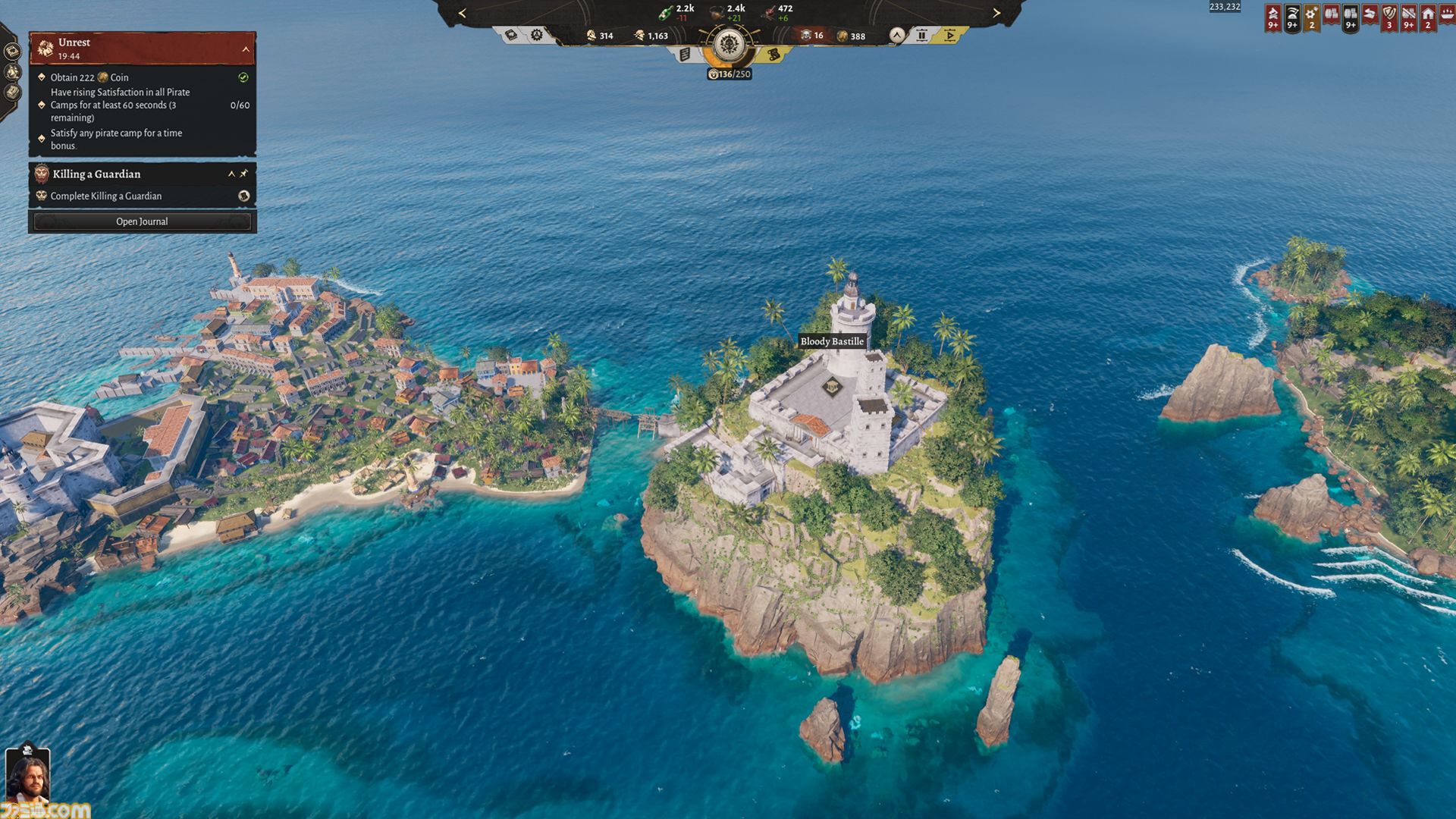 海賊時代街づくり『Corsair Cove』正式版の配信が開始。無人島に広大な生産ラインを構築し、乗組員を武装させ、腕利きの船長を雇って艦隊を編成し、大海原に飛び出そう