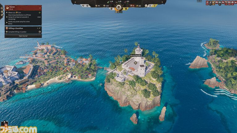 海賊時代街づくり『Corsair Cove』正式版の配信が開始。無人島に広大な生産ラインを構築し、乗組員を武装させ、腕利きの船長を雇って艦隊を編成し、大海原に飛び出そう