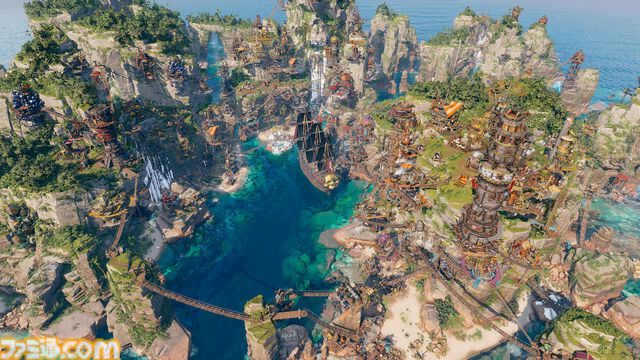 海賊時代街づくり『Corsair Cove』正式版の配信が開始。無人島に広大な生産ラインを構築し、乗組員を武装させ、腕利きの船長を雇って艦隊を編成し、大海原に飛び出そう