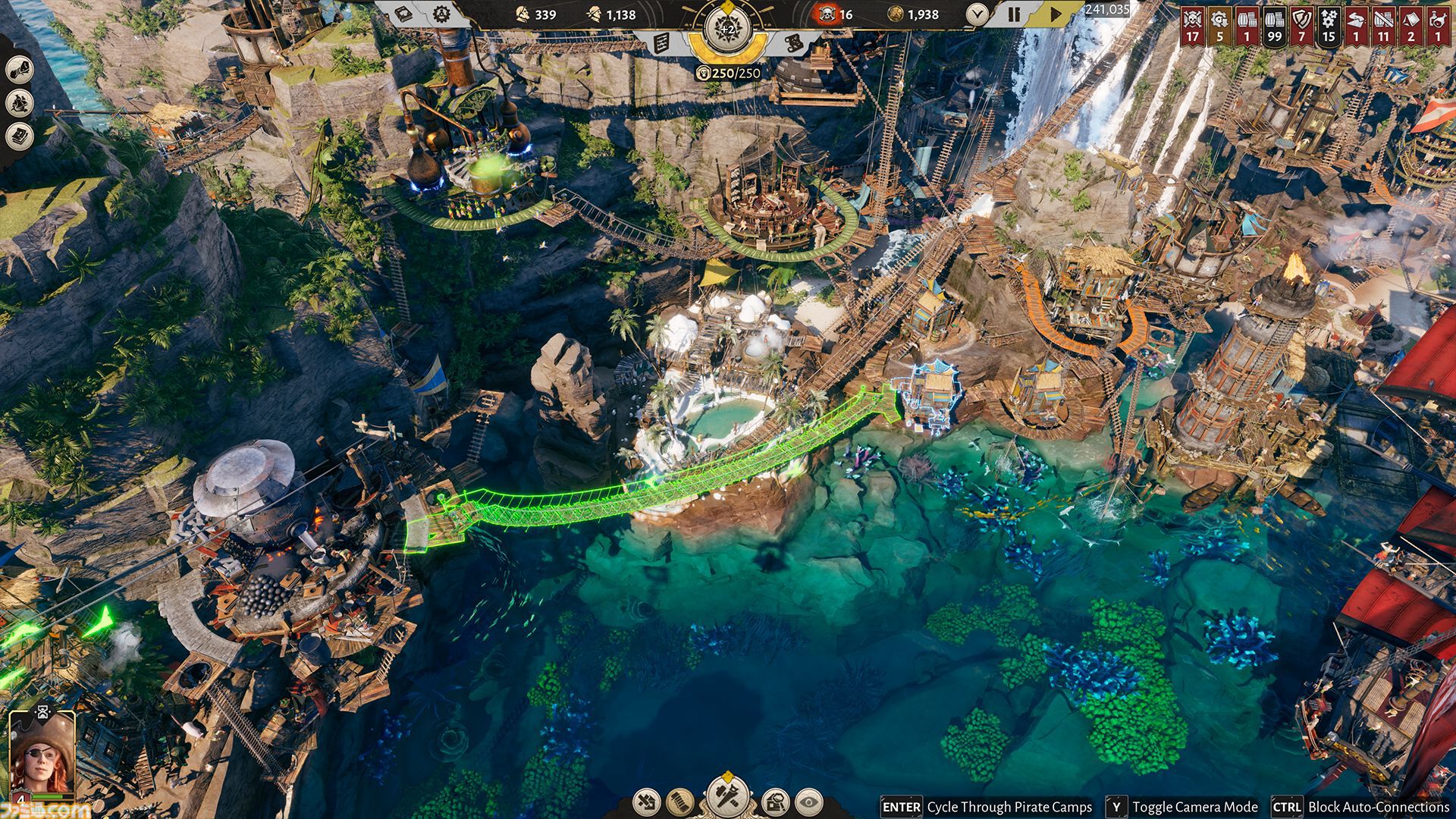 海賊時代街づくり『Corsair Cove』正式版の配信が開始。無人島に広大な生産ラインを構築し、乗組員を武装させ、腕利きの船長を雇って艦隊を編成し、大海原に飛び出そう