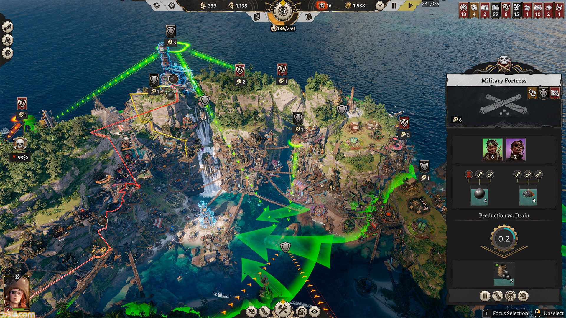 海賊時代街づくり『Corsair Cove』正式版の配信が開始。無人島に広大な生産ラインを構築し、乗組員を武装させ、腕利きの船長を雇って艦隊を編成し、大海原に飛び出そう