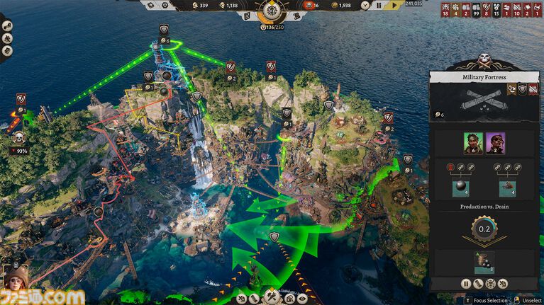 海賊時代街づくり『Corsair Cove』正式版の配信が開始。無人島に広大な生産ラインを構築し、乗組員を武装させ、腕利きの船長を雇って艦隊を編成し、大海原に飛び出そう