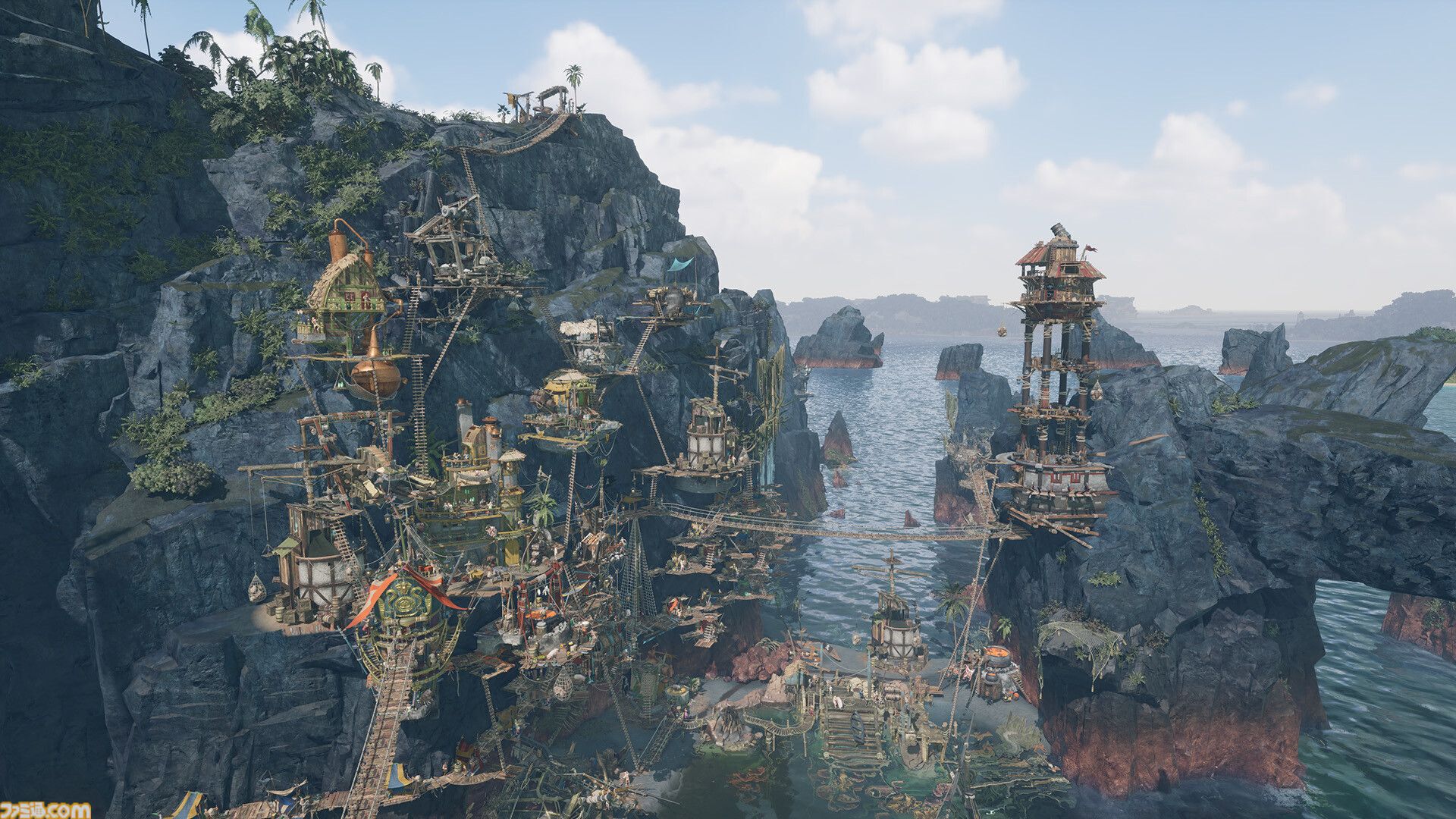 海賊時代街づくり『Corsair Cove』正式版の配信が開始。無人島に広大な生産ラインを構築し、乗組員を武装させ、腕利きの船長を雇って艦隊を編成し、大海原に飛び出そう