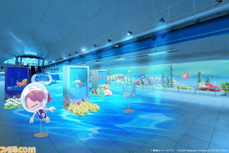『ぽこ あ ポケモン』初のリアルイベント体験。“ブクブクうみぞこの街”が横浜赤レンガ倉庫に登場。生息地づくりでワニノコやミズゴロウたちと出会える!