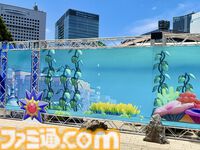 『ぽこ あ ポケモン』初のリアルイベント体験。“ブクブクうみぞこの街”が横浜赤レンガ倉庫に登場。生息地づくりでワニノコやミズゴロウたちと出会える！