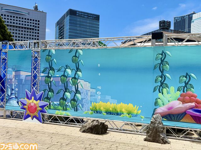 『ぽこ あ ポケモン』初のリアルイベント体験。“ブクブクうみぞこの街”が横浜赤レンガ倉庫に登場。生息地づくりでワニノコやミズゴロウたちと出会える！