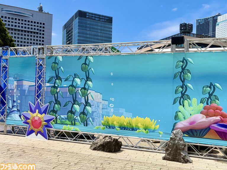 『ぽこ あ ポケモン』初のリアルイベント体験。“ブクブクうみぞこの街”が横浜赤レンガ倉庫に登場。生息地づくりでワニノコやミズゴロウたちと出会える!
