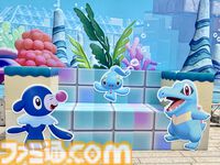 『ぽこ あ ポケモン』初のリアルイベント体験。“ブクブクうみぞこの街”が横浜赤レンガ倉庫に登場。生息地づくりでワニノコやミズゴロウたちと出会える！