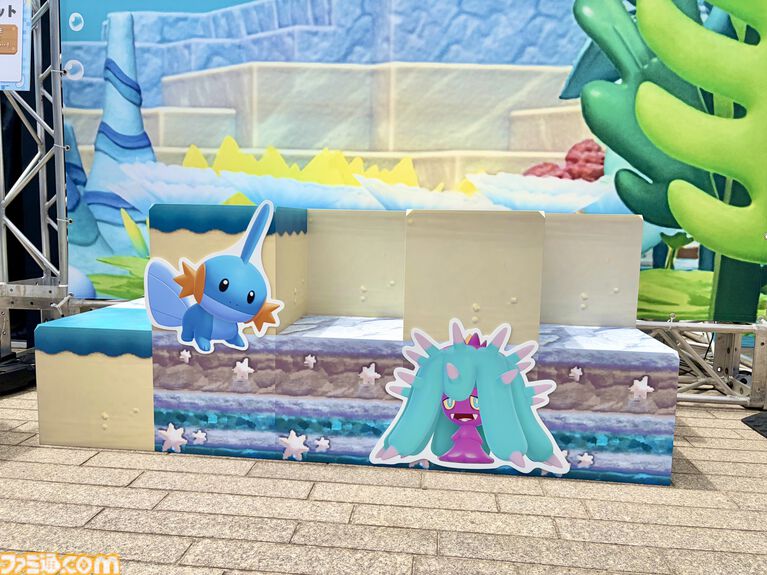 『ぽこ あ ポケモン』初のリアルイベント体験。“ブクブクうみぞこの街”が横浜赤レンガ倉庫に登場。生息地づくりでワニノコやミズゴロウたちと出会える!