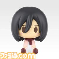 『進撃の巨人』一番くじが本日（8/5）発売。エレン、ミカサ、アルミン、リヴァイ、ハンジ、エルヴィンの“ちょこのっこフィギュア”が展開