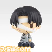 『進撃の巨人』一番くじが本日（8/5）発売。エレン、ミカサ、アルミン、リヴァイ、ハンジ、エルヴィンの“ちょこのっこフィギュア”が展開