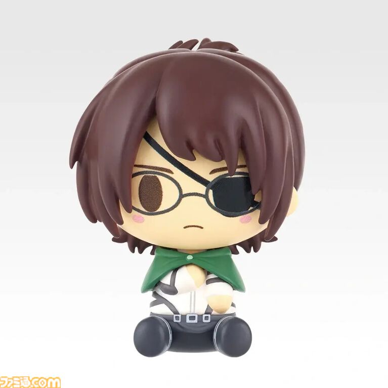 『進撃の巨人』一番くじが本日(8/5)発売。エレン、ミカサ、アルミン、リヴァイ、ハンジ、エルヴィンの“ちょこのっこフィギュア”が展開