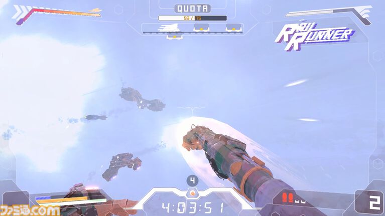『Cyber Rail』ロボットカウボーイが爆走するパルクールアクションFPSのデモ版が配信開始。空飛ぶ列車の上をウォールラン、グラップル、スライディングで華麗に駆ける