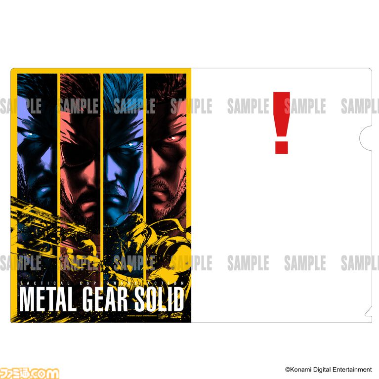 『メタルギアソリッド』シリーズのポップアップストアが8月18日より新宿で開催。発見マークの前髪クリップやスネークのポスターが販売