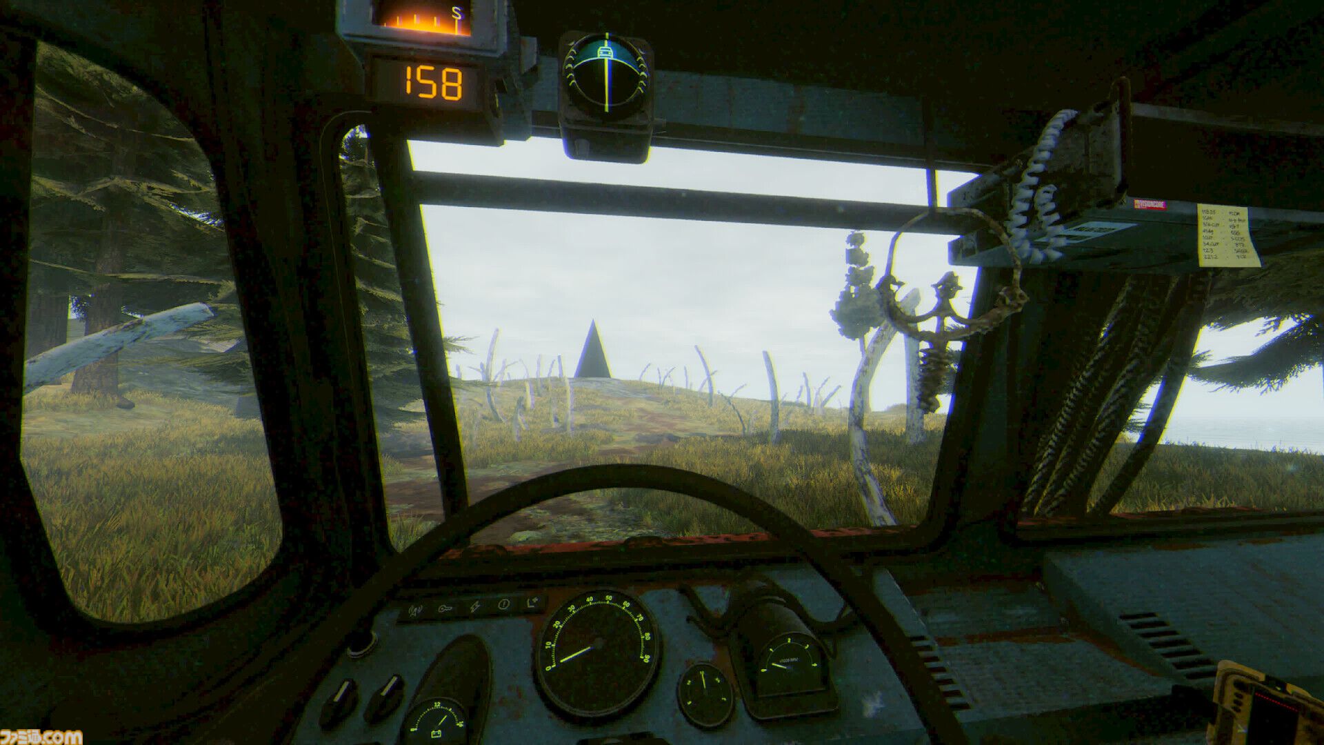 『Prospice: Anomalous Logistics』“呪われた遺物”をオフロード車で輸送するドライビングホラーゲーム。Steam向けに開発中