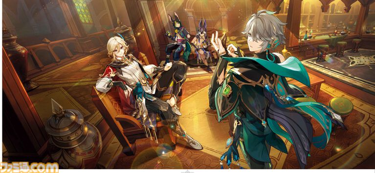 世界的人気を誇るオープンワールドRPG『原神』の 美麗なアート素材160点以上を収めたイラスト集第3弾が好評発売中