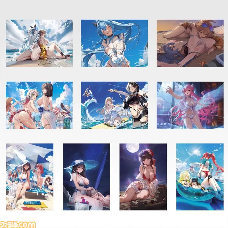 『NIKKE』一番くじが本日(8/8)発売。水着エレグのフィギュアがラストワン賞。DOROたちのかわいいマグネットなども展開