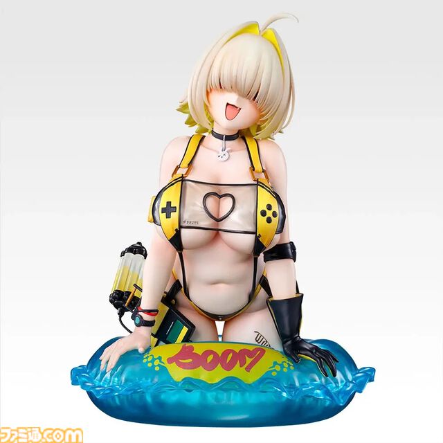 『NIKKE』一番くじが本日（8/8）発売。水着エレグのフィギュアがラストワン賞。DOROたちのかわいいマグネットなども展開