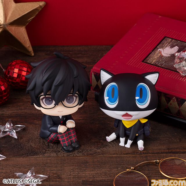 『ペルソナ5 ザ・ロイヤル』主人公とモルガナのフィギュアが登場。こちらを見上げるポージングがかわいい“るかっぷ”シリーズ