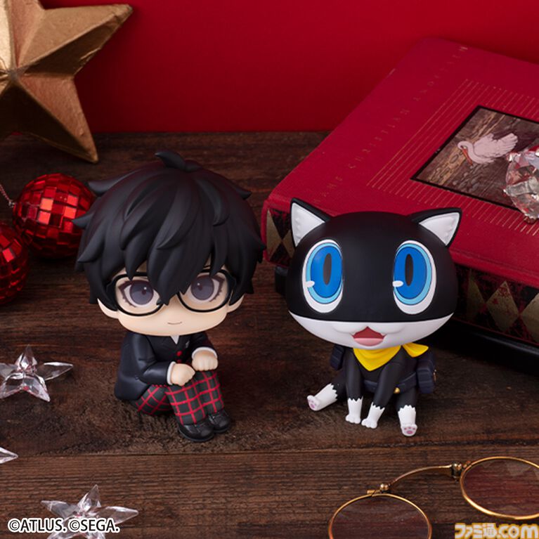 『ペルソナ5 ザ・ロイヤル』主人公とモルガナのフィギュアが登場。こちらを見上げるポージングがかわいい“るかっぷ”シリーズ