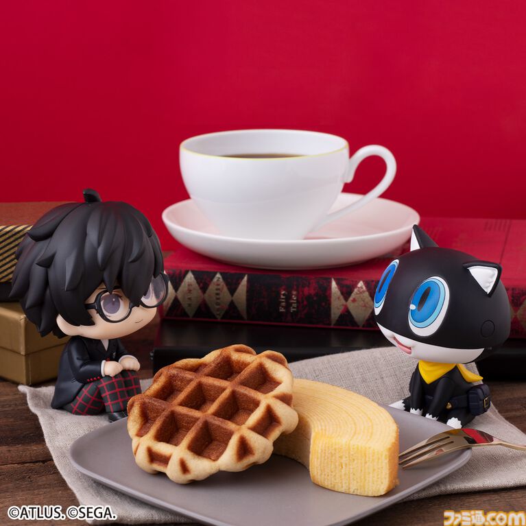 『ペルソナ5 ザ・ロイヤル』主人公とモルガナのフィギュアが登場。こちらを見上げるポージングがかわいい“るかっぷ”シリーズ