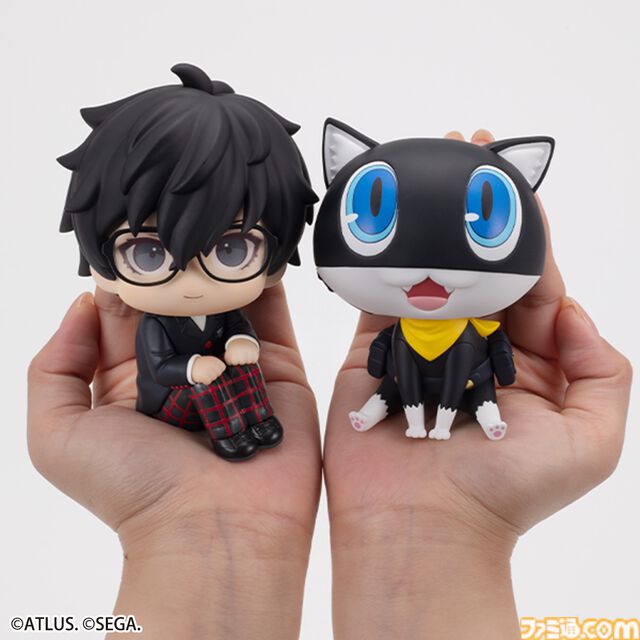 『ペルソナ5 ザ・ロイヤル』主人公とモルガナのフィギュアが登場。こちらを見上げるポージングがかわいい“るかっぷ”シリーズ