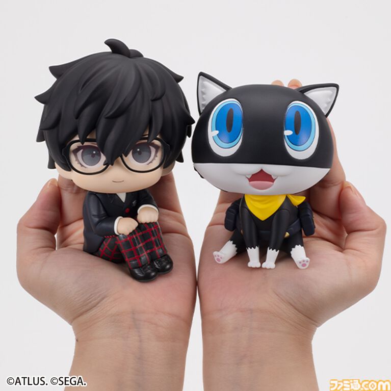 『ペルソナ5 ザ・ロイヤル』主人公とモルガナのフィギュアが登場。こちらを見上げるポージングがかわいい“るかっぷ”シリーズ