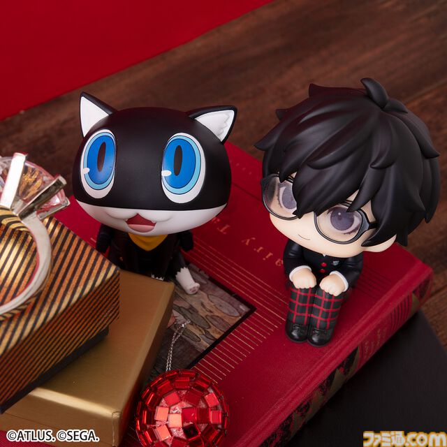 『ペルソナ5 ザ・ロイヤル』主人公とモルガナのフィギュアが登場。こちらを見上げるポージングがかわいい“るかっぷ”シリーズ