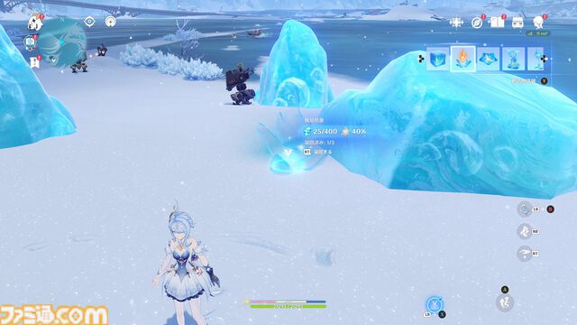 『原神』7.0でまさかのTPSになる。元素反応を使った銃撃戦が楽しい。新キャラ「オデット」や美しい雪景色など、見どころたくさんの「スネージナヤ」先行レビュー