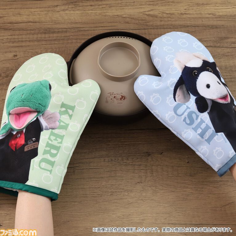 「牛すき焼き鍋」とか食べるとき最適! パペットマペットの“レンジ用一人鍋&ミトン2個セット”が受注開始。肌寒くなるころに届く