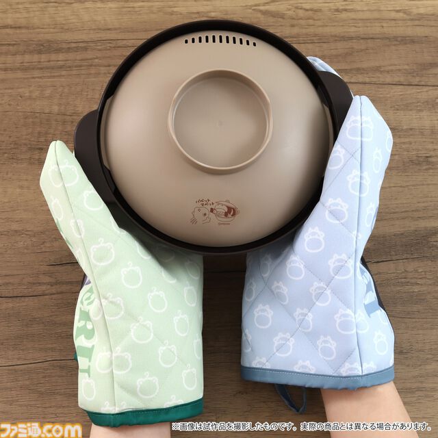 「牛すき焼き鍋」とか食べるとき最適！ パペットマペットの“レンジ用一人鍋＆ミトン2個セット”が受注開始。肌寒くなるころに届く
