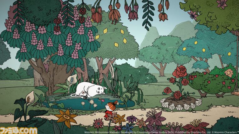 『ムーミン:ムーミン谷の夏まつり』2026年秋に発売決定。手描きで彩られたムーミンやしきや劇場を探検できるポイント&クリックアドベンチャー