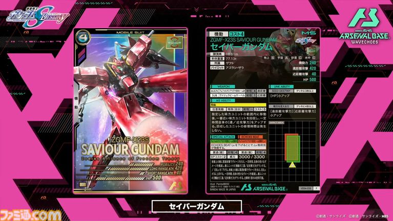 『機動戦士ガンダム アーセナルベース』シーズン4の新カードが8/20から登場。『Z』『SEED DESTINY』『AGE』の機体・パイロットに加え新レアリティ“ヒロインレア”が追加