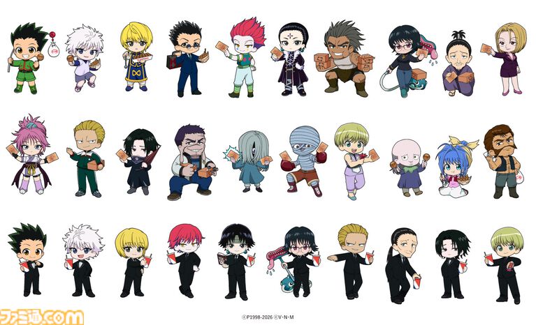 『ハンターハンター』銀だこコラボが8月18日開催。水に浸すと念の系統が浮かび上がる「水見式カード」がスペシャルドリンクセットに付属