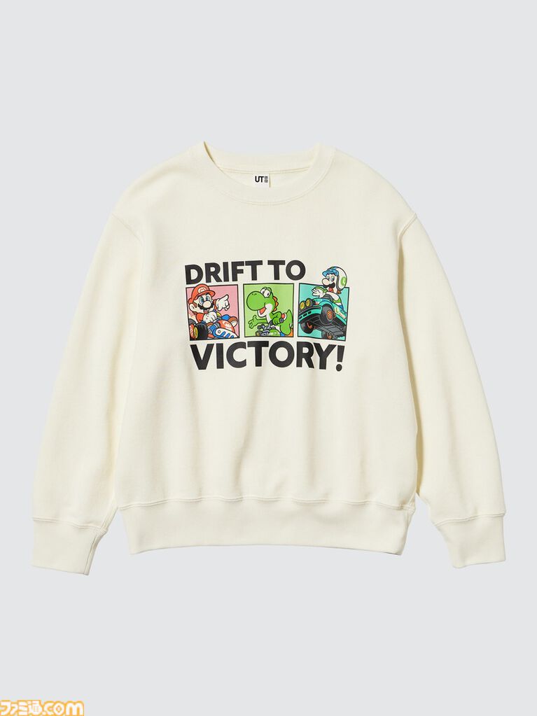 『マリオカート ワールド』Tシャツがユニクロから発売。レトロ風2Dイラストや3Dグラフィック、ゲーム中に登場するステッカーなどをプリントしたマリオファン垂涎のデザイン